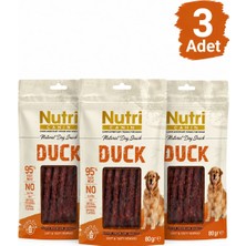 Nutri Canin Duck Ördek Etli Köpek Ödül Maması 80 gr x 3 Adet
