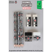 Beşiktaş   6 Adet Kurşun Kalem / 2 Adet Silgi Ve 2 Adet Kalemtraş Seti