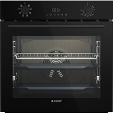Arçelik 65 cm Ocaklı Buharlı Siyah Cam Ankastre Set