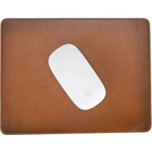 Marsilyan™- Desteksiz Deri Mouse Pad RST2EF Taba