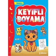 Hatıra Kutusu Keyifli Boyama Kediler 48 Sayfa