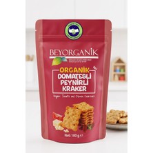 Beyorganik Organik Peynirli Domatesli Kraker Miks 100 gr Organik İçeriklerle Zenginleştirilmiş Atıştırmalık