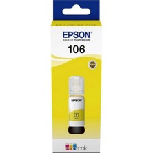 Epson 106 T00R440  Ecotank Sarı Kartuş Ink Bottle