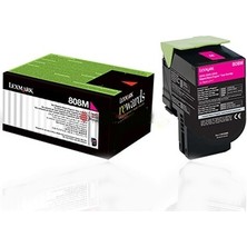Lexmark 80C8XM0 (808XM) Kırmızı  Toner - CX510 Toner