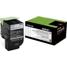 Lexmark 80C8HK0 Siyah  Toner CX410 / CX510 Yüksek Kapasite