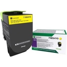 Lexmark CS417 Sarı  Toner Yüksek Kapasiteli 71B5HY0