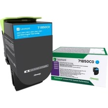 Lexmark CX317 Toner 2300 Sayfa Mavi