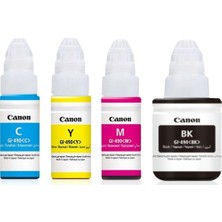 Photoink Canon 4 Renk Orj Mürekkep Kartuş G1411 G2411 G3411 G4411 G1410 G2410 G3410 G4410 Uyumlu 3 Adet 70 ml