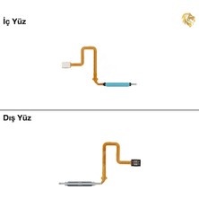 Arsking Xiaomi Poco X3 Gt Uyumlu Parmak Izi Filmi Mavi Parmak Izi Sensörü Parmak Izi Okuyucu Home Tuşu Flexi