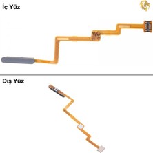 Arsking Xiaomi Poco F4 Gt / Redmi K50 Gaming Uyumlu Parmak Izi Filmi Gri Parmak Izi Sensörü Home Tuşu Flexi