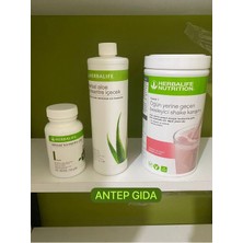 Herbalife Ekonomik Set / Ahududu Shake 550 Gr. - Aloe 473 Ml.. - Limon Çay 50 gr