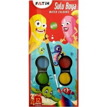 Mikasso Sulu Boya 12'li Çok Renkli