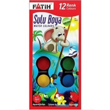 Mikasso Fatih Sulu Boya Küçük Boy 12 Renk 50040 Çok Renkli