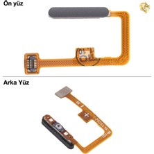 Arsking Xiaomi Mi 11 Lite Uyumlu Parmak Izi Filmi Gri Parmak Izi Sensörü Parmak Izi Okuyucu Home Tuşu Flexi