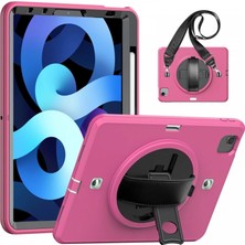 TKÇ Apple Ipad Pro 11 (2020) Kılıf Strap-C Otterbox Tablet Kapak - Pembe