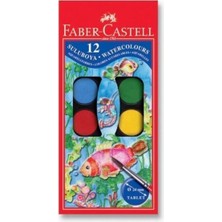 Mikasso Faber-Castell 12 Renk Küçük Boy Sulu Boya