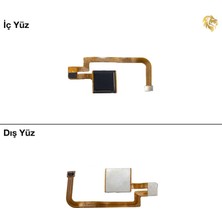 Arsking Xiaomi Mi Max 2 Uyumlu Parmak Izi Filmi Altın Parmak Izi Sensörü Parmak Izi Okuyucu Home Tuşu Flexi