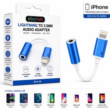 Galio Lightning 8 Pin To 3.5mm Aux Kulaklık Adaptörü iPhone Uyumlu Jark Kulaklık Adaptörü Dijital