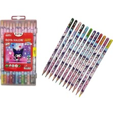 Mikasso Hello Kids Kuru Boya 12 Renk Çantalı Çok Renkli