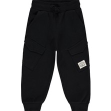 Civil Boys Basic Kargo Cepli 2-5 Yaş Eşofman Altı - Siyah