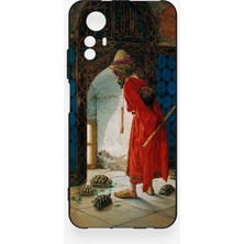 Vip Case Redmi Note 12S Uyumlu Kaplumbağa Terbiyecisi Desenli Silikon Kılıf