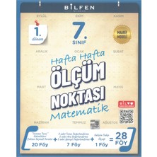 Bilfen Yayıncılık Bilfen 7. Sınıf Matematik Hafta Hafta Ölçüm Noktası 1.dönem Maarif Model Yeni