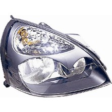 Oto101 Renault Clıo Ön Far Elektrikli Gri Sağ 01-05