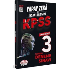 Editör Yayınları Editör KPSS Yapay Zeka Ve İnsan Karışımı Tamamı Çözümlü 3 Fasikül