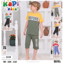 Kapi Kids Erkek Çocuk Kapri Şortlu Takım 4-5 Yaş
