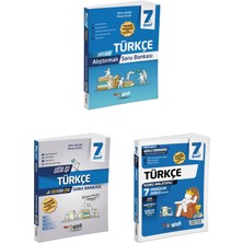 Gizli Yayınları Gizli 2027 7. Sınıf Türkçe Alıştırmalı + Usta Işi Soru + Dergi Seti 3 Kitap Maarif Model