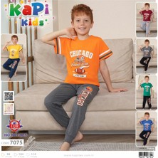 Kapi Kids Erkek Çocuk Pijama Takımı 5-6 Yaş - Mavi