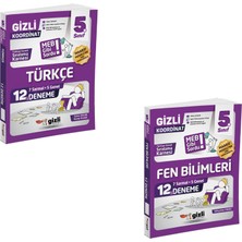 Gizli Yayınları Gizli 2027 5. Sınıf Türkçe + Fen Bilimleri Deneme Seti 2 Kitap Maarif Model