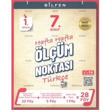 Bilfen Yayıncılık Bilfen 7. Sınıf Türkçe Hafta Hafta Ölçüm Noktası 1.dönem Maarif Model Yeni