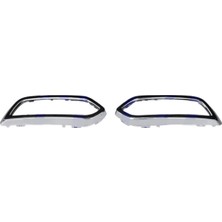 Oto101 Renault Megane Arka Tampon Spoiler Süs Çıtası Krom Set 21-