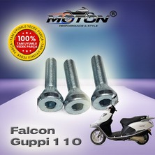 Moton Falcon Guppi 110 Arka Jant Bijon Takımı %100 Uyumlu, Yüksek Dayanıklı