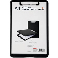 Umix Umıx Sekreter Altlığı Pp Siyah A4