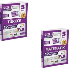 Gizli Yayınları Gizli 2027 5. Sınıf Türkçe + Matematik Deneme Seti 2 Kitap Maarif Model
