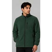 Proform Tekstil Proform Outdoor Yeşil Fermuarlı Polar Özel Baskı Yapılabilir