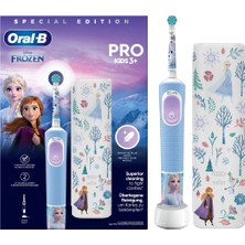 Oral-B Vitality Pro Frozen Özel Seri Çocuklar Için Şarj Edilebilir Diş Fırçası ve Seyahat Kutusu