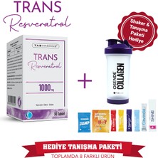 TABVITAMINS Trans Resveratrol 30 Tablet | Tanışma Paketi Shaker Hediyeli