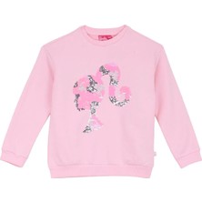 Barbie Pembe Kız Çocuk Baskılı Sweatshirt BRB6WG-SWT6603