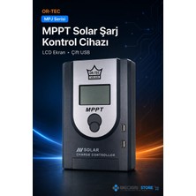 Or-Tec Mpj Serisi Mppt Şarj Kontrol 03ORMPJ20 Or-Tec Solar Mpj 12 / 24V 20 A Mppt (Bluetooth)