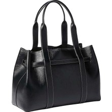 Calvin Klein Siyah Kadın Tote Çanta Buckle Medıum Work Tote