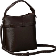 Calvin Klein Kahverengi Kadın Çapraz Çanta Buckle Mını Bucket Crossbody