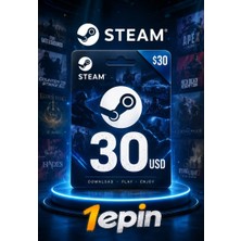 1Epin Steam 30 Usd Cüzdan Kodu