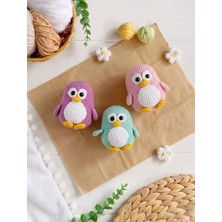 Design By Oykum Amigurumi Penguen Oyuncaklar 3'lü