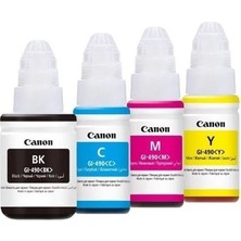 Canon GI-490 Pixma G3411 4 Renk Orjinal Mürekkep AIU11