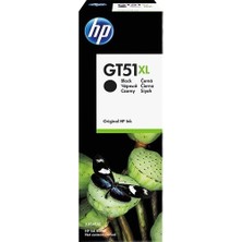 Hp GT51XL Siyah Orjinal Mürekkep Kartuş 4QA85A