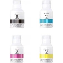Canon Gı-46 Maxify GX5040 GX6040 GX7050 4 Renk Orjinal Mürekkep Seti