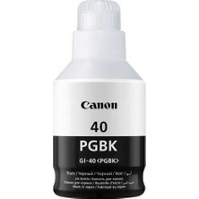 Canon GI-40BK Black Siyah Şişe Mürekkep G6040-G5040